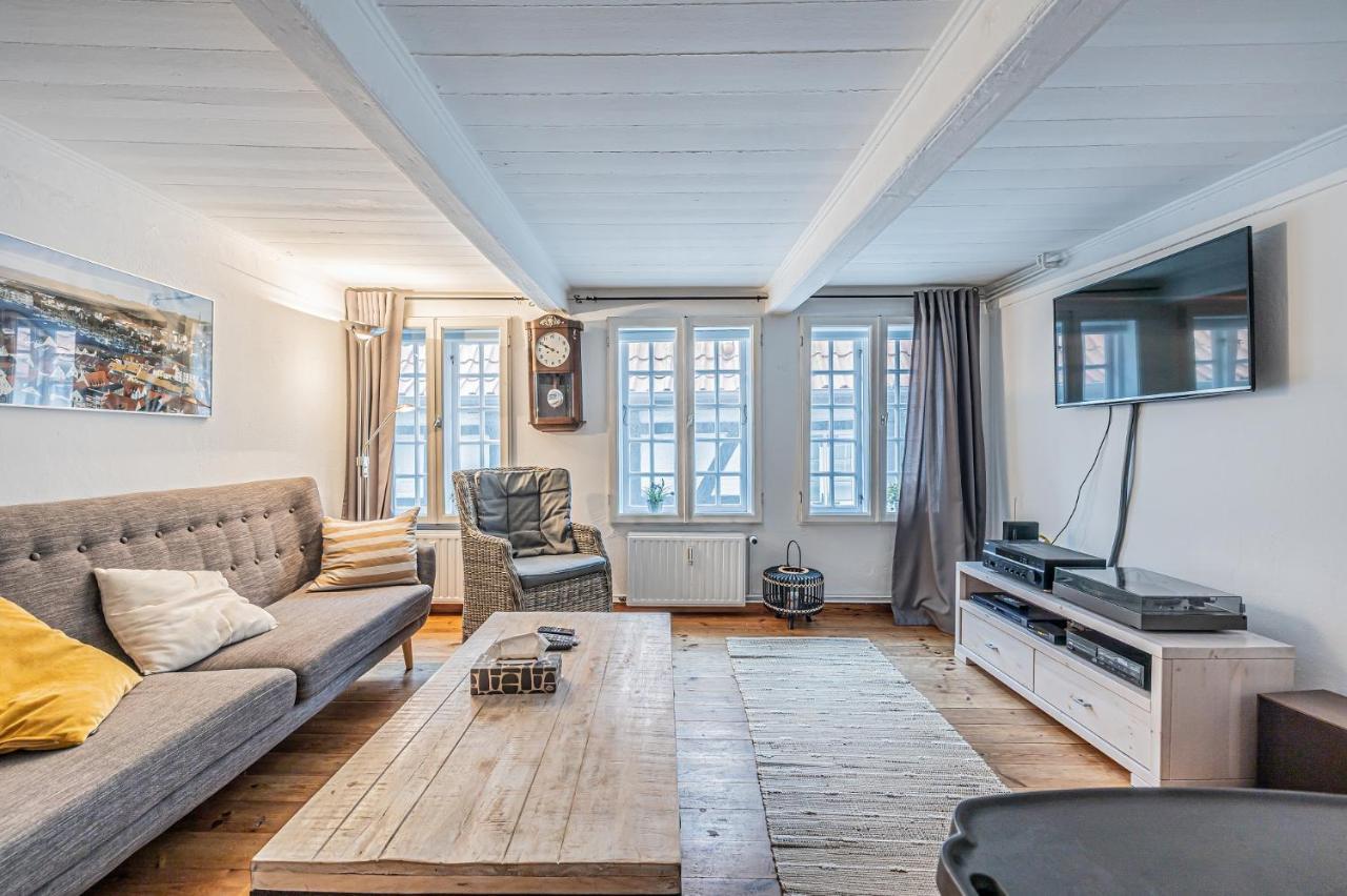 Fewo1846 - Kaete-Lassen-Huus - Uriges Haeuschen Auf 3 Ebenen Mit Dachterrasse Am Hafen Flensburg Kültér fotó
