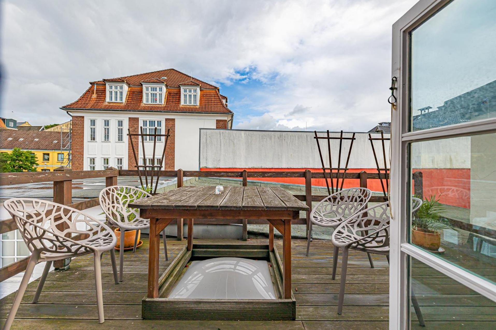 Fewo1846 - Kaete-Lassen-Huus - Uriges Haeuschen Auf 3 Ebenen Mit Dachterrasse Am Hafen Flensburg Kültér fotó